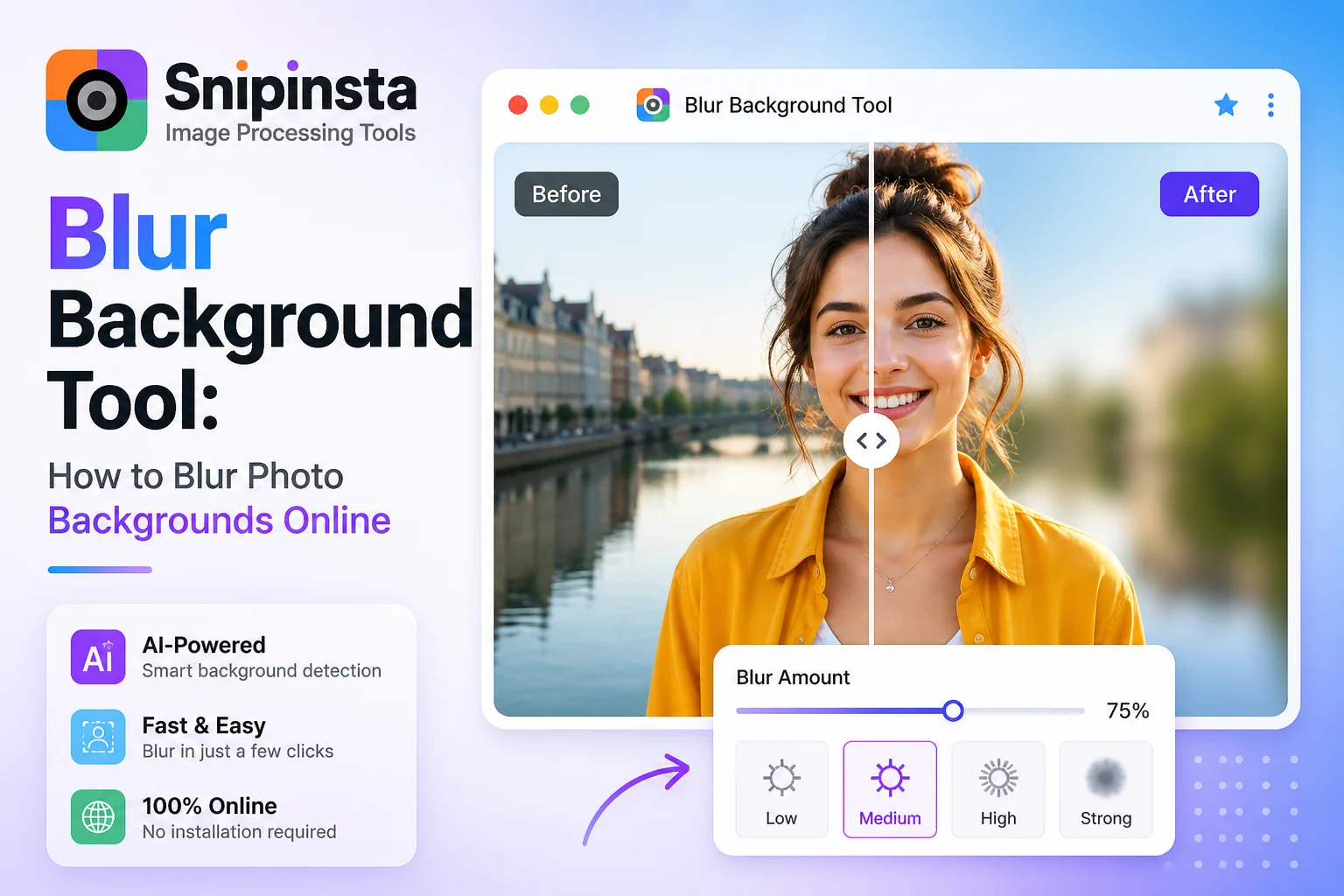 Blur Background Tool: How to Blur Photo Backgrounds Online