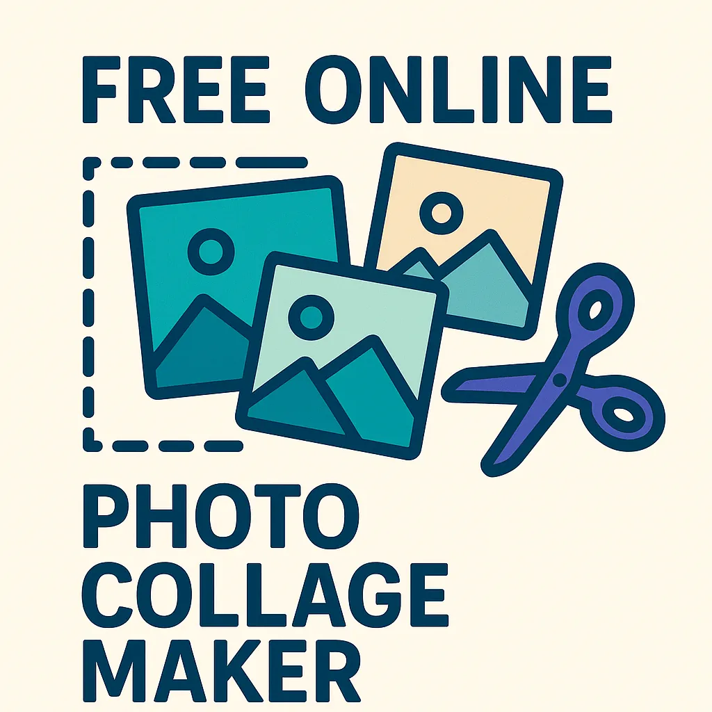 Example photo collage in browser